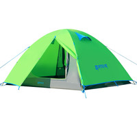 喜马拉雅铝杆帐篷户外 情侣双人双层防暴雨超轻徒步登山 野外露营野营帐篷  绿色