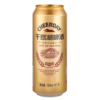 千岛湖 11°P金版啤酒整箱 500ml*12听