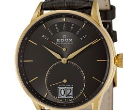 EDOX 依度 Les Vauberts 系列 34005-37JG-GID 男款时装腕表