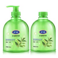 好迪 深层清洁洗手液 绿茶清香 500ml*2瓶 *5件