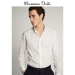 Massimo Dutti 00107124250 男装 印花休闲衬衫