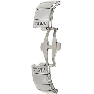 RADO 雷达 True真系列 R27654112 男士石英手表 40mm 银盘 银色陶瓷表带 圆形