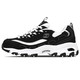斯凯奇（Skechers）休闲鞋 D'LITES系列时尚绑带 52675-BKW 黑色/白色 40