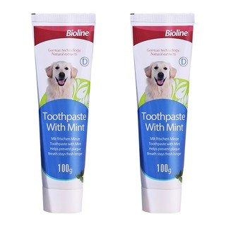 Bioline 宠物牙膏 100g*2盒