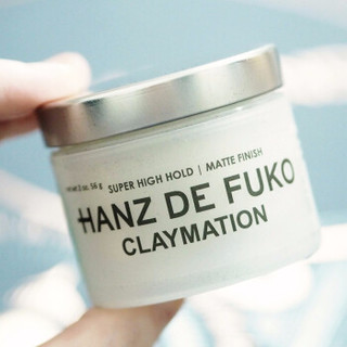 美国HANZ DE FUKO QuickSand 发泥哑光强力定型发油男士自然蓬松发蜡 Claymation