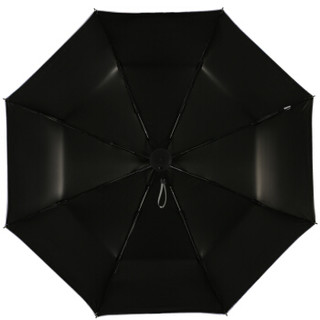 天堂伞 黑胶（UPF50+）三折太阳伞晴雨伞紫气东来31842E花外