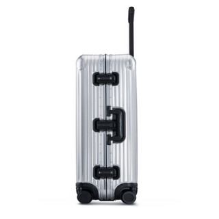 利马赫（LIEMOCH）行李箱拉杆箱登机箱爱顿OQO系列AIR款 智能蓝牙报警防盗 铝镁合金旅行箱 闪耀银20英寸