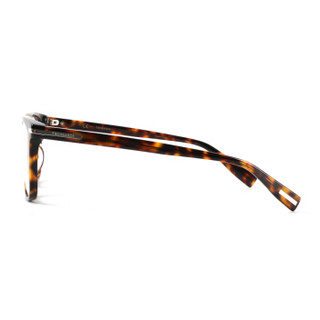 TRUSSARDI 杜鲁萨迪 中性款玳瑁色镜框玳瑁色镜腿板材全框光学眼镜架眼镜框 VTR265F 0721 55MM