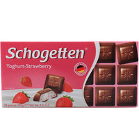 德国进口 Mauxion美可馨 酸奶草莓味小方块巧克力100g