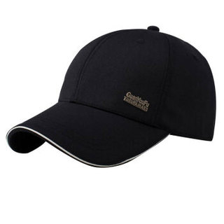 GLO-STORY 棒球帽 男士户外运动遮阳帽韩版百搭鸭舌帽 MMZ814107 黑色