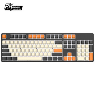 RK(ROYAL KLUDGE)K104plus机械键盘蓝牙有线无线三模办公键盘