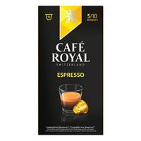 瑞士进口 芮耀 CAFE ROYAL 意式浓缩咖啡胶囊52g（10颗） *8件