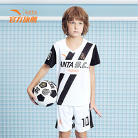 安踏（ANTA）男童装中大童足球比赛套35822215纯净白140