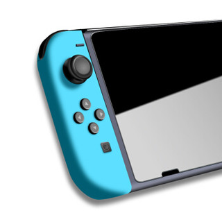 BUBM 任天堂Nintendo Switch钢化膜NS高清防爆抗蓝光保护贴膜 两片装