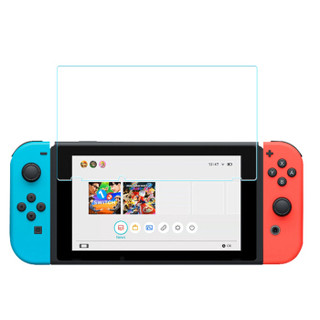 BUBM 任天堂Nintendo Switch钢化膜NS高清防爆抗蓝光保护贴膜 两片装