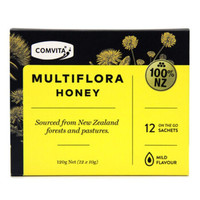 康维他（comvita）多花蜂蜜便携装 新西兰进口 袋装蜂蜜小包装  *3件