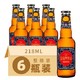 宝岛阿里山 4.6度精酿小啤酒台湾风味黄啤整箱 台湾小啤酒218mL*6瓶(整箱装)