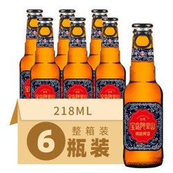 宝岛阿里山 4.6度精酿小啤酒台湾风味黄啤整箱 台湾小啤酒218mL*6瓶(整箱装)