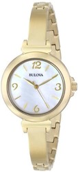 Bulova 宝路华 女士珍珠贝母表盘石英手表 97L136