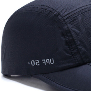 GLO-STORY 棒球帽 夏季男女同款速干折叠帽透气鸭舌帽MMZ824256 藏蓝色