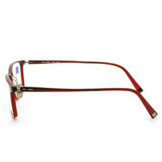 蔡司眼镜（Zeiss Eyewear）男女款 全框红色镜框红色镜腿眼镜框眼镜架 ZS-75001-F130 57MM