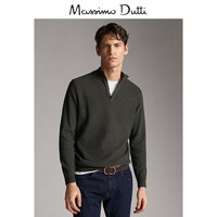 限尺码：Massimo Dutti  00907446505 男士高领针织毛衣