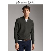 限尺码：Massimo Dutti  00907446505 男士高领针织毛衣