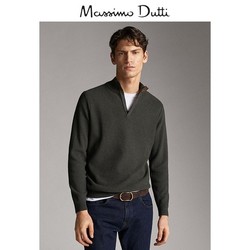 Massimo Dutti  00907446505 男士高领针织毛衣