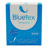 蓝宝丝Bluetex长导管卫生棉条（无香型）混合装 18支/盒 德国进口