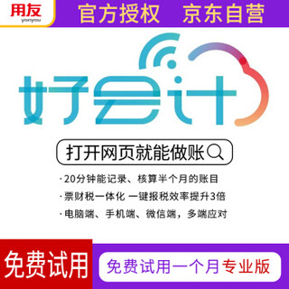 用友财务软件 好会计云财务软件 畅捷通T3在线版会计记账软件 专业版30天试用