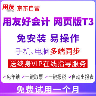 用友财务软件 好会计云财务软件 畅捷通T3在线版会计记账软件 专业版30天试用