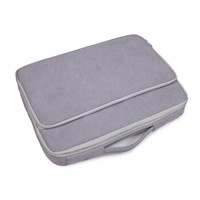 百变猫（baibianmao）手提电脑包苹果笔记本内胆包保护套磨砂PU公文包唯品系列14.6英寸灰色