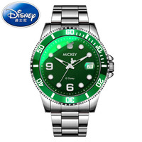 Disney 迪士尼 535绿水鬼 男士防水夜光石英表