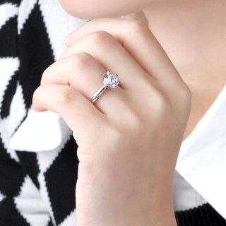 一搏千金（YBQJ）BG106 18K金40分VVS/DE色求订结婚 钻石戒指 钻戒 钻石女戒
