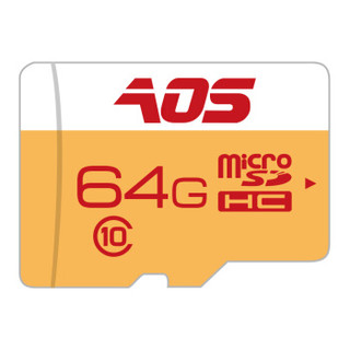 傲石 64GB TF (Micro SD)存储卡 U1 C10高速手机内存卡 读速90MB/S 行车记录仪存储卡