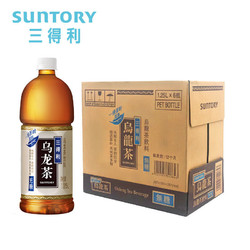 SUNTORY 三得利 乌龙茶大瓶 无糖 1.25L*6瓶