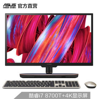 华硕（ASUS）猎鹰Z9000 创意设计27英寸无线充电一体机电脑 黑色 i7-8700T 16G 512GSSD 2T