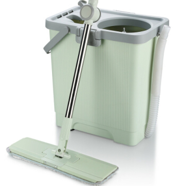 商品洁仕宝 免手洗旋转拖把刮齿去污旋转甩水干湿两用拖布墩布懒人