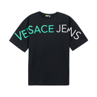 考拉海购黑卡会员：VERSACE JEANS 范思哲 GTA74C36591 男士时尚棉质T恤