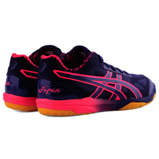 亚瑟士(asics)羽毛球鞋ROTE JAPAN LYTE AWC室内运动鞋男女通用1053A001 1053A001-400藏青色/粉色 42