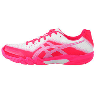 亚瑟士（asics）羽毛球鞋GEL-BLADE 6男女鞋刀锋R703N/R753N运动鞋 R753N-700红色/白色 39.5