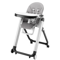 伊孚丽雅（IVOLIA）P2宝宝餐椅儿童餐椅多功能可折叠婴儿椅子便携式吃饭餐桌座椅灰色