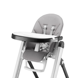 伊孚丽雅（IVOLIA）P2宝宝餐椅儿童餐椅多功能可折叠婴儿椅子便携式吃饭餐桌座椅灰色