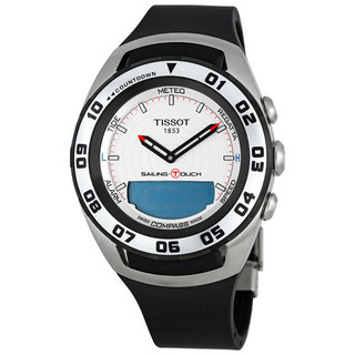 银联专享：TISSOT 天梭 Sailing Touch 系列 T056.420.27.031.00 男款触屏腕表