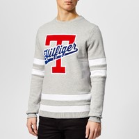 银联专享：Tommy Hilfiger 汤米希尔费格 Hilfiger Logo 男款休闲卫衣