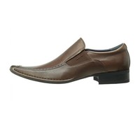 STEVE MADDEN Falconn Slip On 男款真皮皮鞋 Tan US10.5