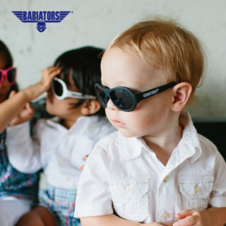 飞行宝宝babiators儿童太阳镜婴幼儿眼镜宝宝墨镜防紫外线遮阳镜 儿童墨镜 婴幼儿墨镜 酷炫黑 0-2岁