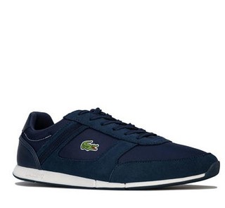 LACOSTE 拉科斯特 Menerva Sport系列系带平底男士休闲鞋运动鞋 Navy UK 9.5 