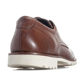 ROCKPORT 乐步 Sharp & Ready系列系带有跟男士休闲鞋休闲皮鞋 CH3762 Brown UK 8 