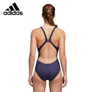 阿迪达斯 adidas 泳衣女士运动连体游泳衣 抗氯专业训练款 CY6027 粉色 M